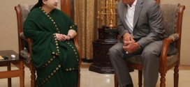 Arnold Schwarzenegger with Jayalalita