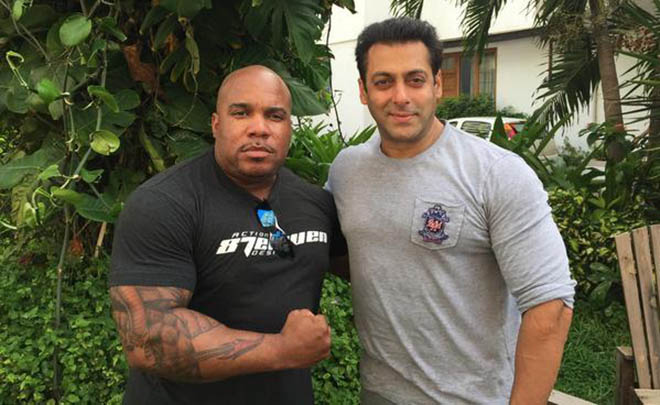 Larnell Stovall and Salman Khan