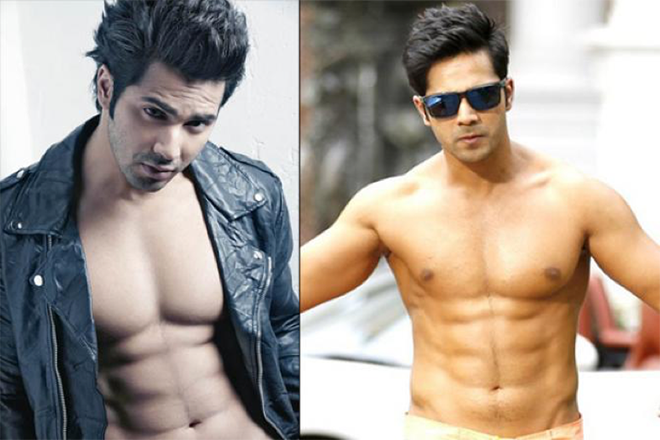 Varun Dhavan's Six pack Abs