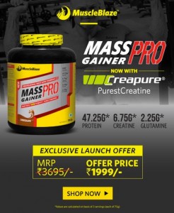 MuscleBlaze Mass Gainer Pro Offer