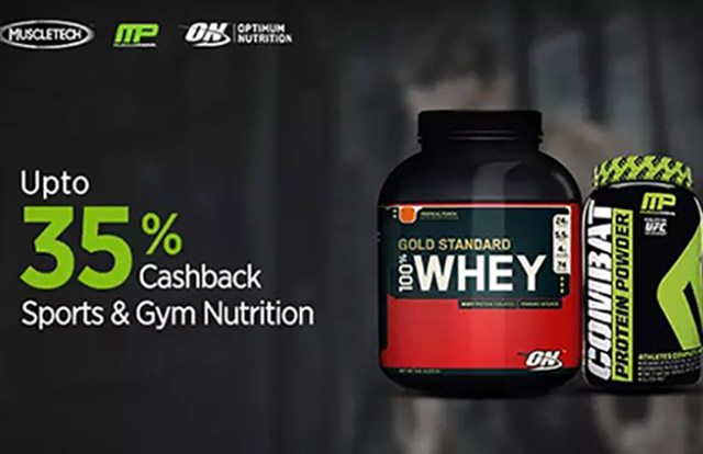 Paytm Upto 30% Cashback on Supplements