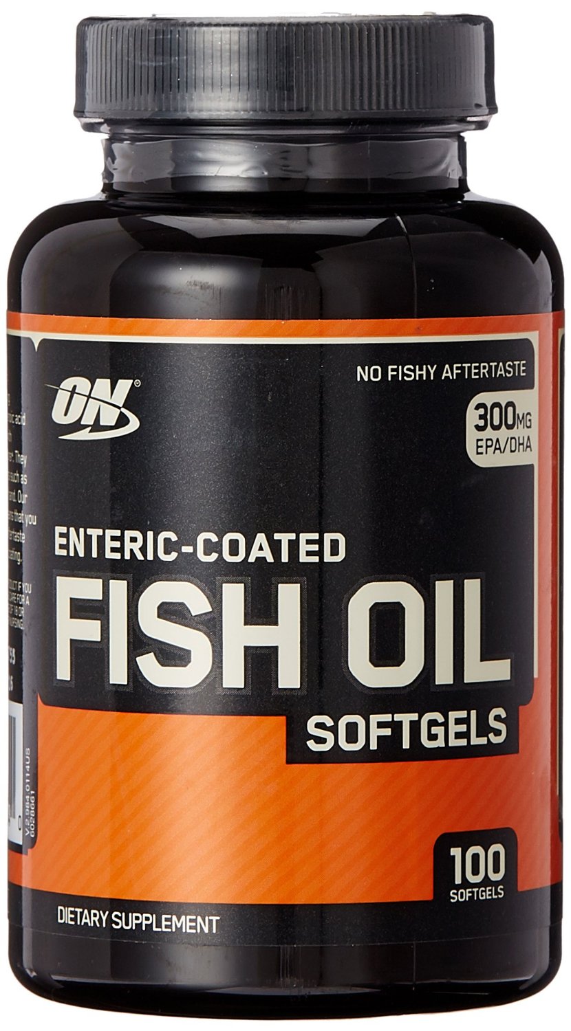 Optimum Nutrition (ON) Fish Oil - 100 Softgels - Indian Bodybuilding  Products
