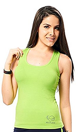 Restless Womens Singlet (Green)