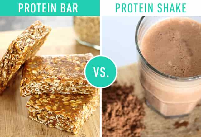 Protein Bar vs Protein Powder