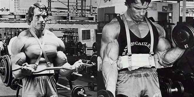 Arnold-working-out-with-arm-blasters