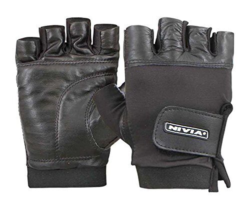 Nivia Leather Gym Gloves