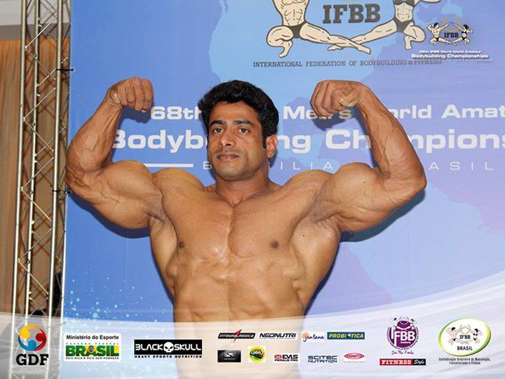 Suhas Khamkar at Mr World 2014