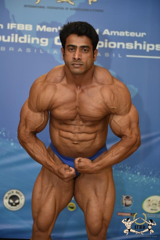 Suhas Khamkar at Mr World 2014 Brazil
