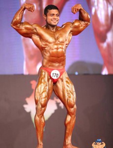 Anil Gochikar Front Double Biceps