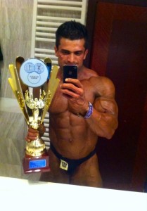 Pavan Shetty With Trophy