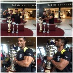 Wasim Khan with Trophy