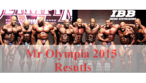 Mr Olympia 2015 Results
