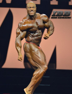 Phil Heath Mr Olympia 2015 Pre Judging Side Pose