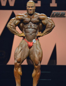 Phil Heath Mr Olympia 2015 Pre Judging Wings Pose