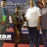 Nitin Mhatre with Medal and Trophy