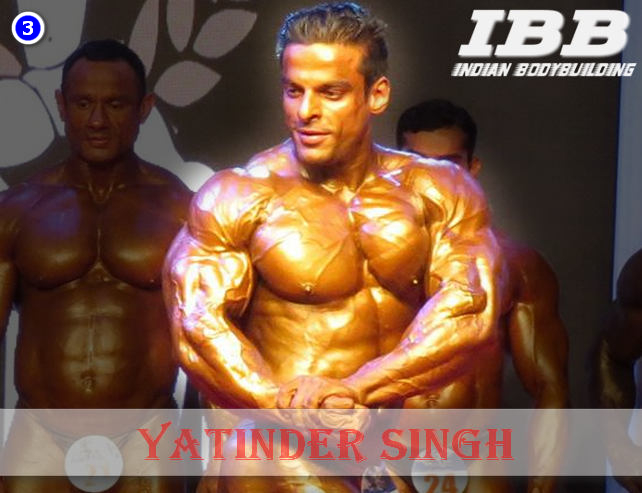 No 3 Bodybuilder Yatinder Singh