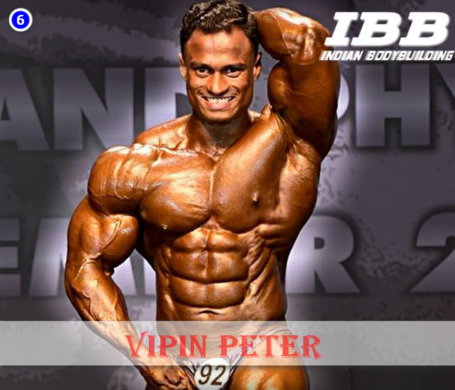 No 6 Bodybuilder Vipin Peter