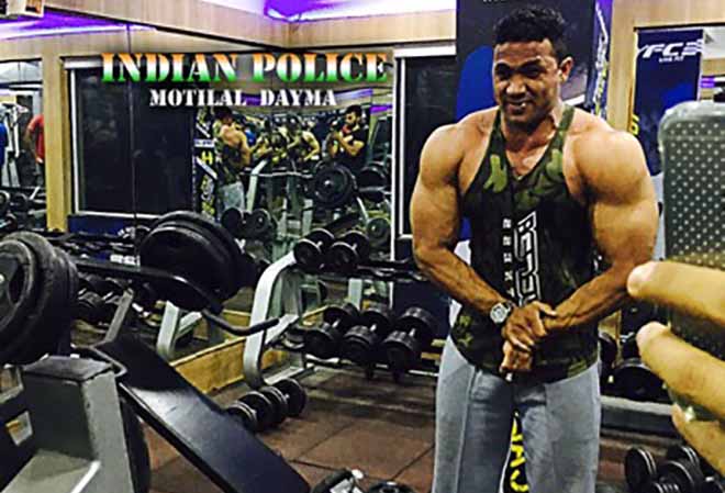 Motilal Dayma in Gym