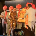 Sunit Jadhav with Maharashtra Shree Trophy