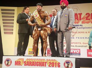 Kiran Patil Mr Saraighat 2016