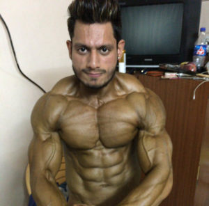 Manoj Patil Posing at Home