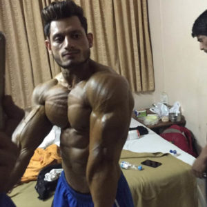 Manoj Patil Side Triceps Pose