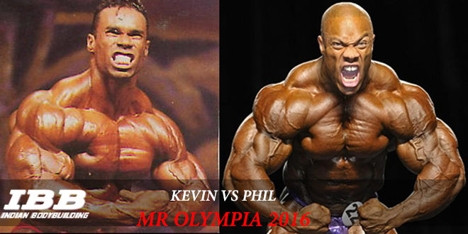 Kevin and Phil Heath Mr Olympia 2016