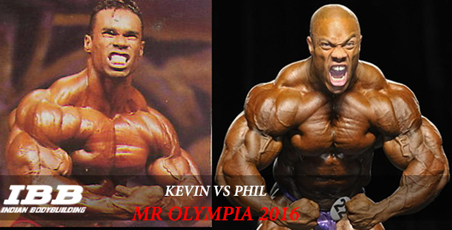 Kevin and Phil Heath Mr Olympia 2016