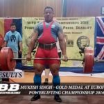 Mukesh Singh Wins Gold in Powerlifting