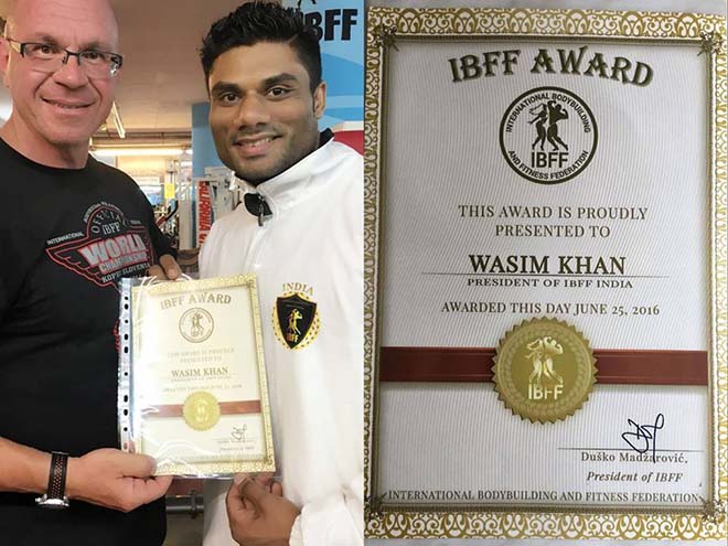 Wasim Khan President IBFF India