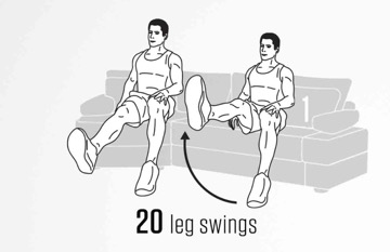 sofa Abs workout 1