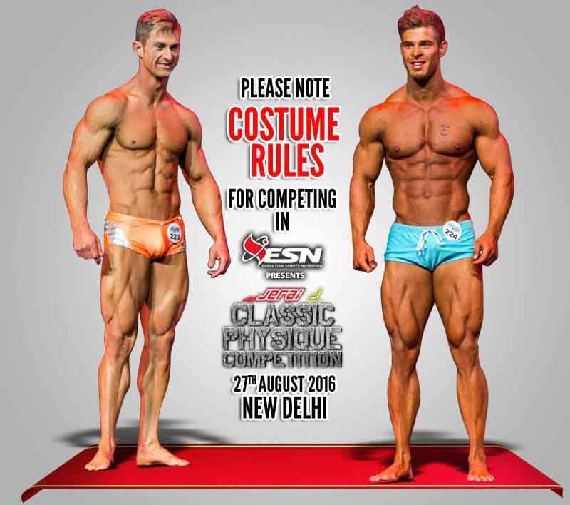 Costume Rules of Jeria Classic Physique