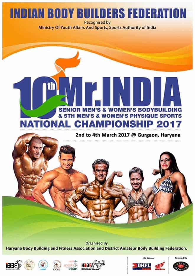 IBBF Mr India 2017 Details