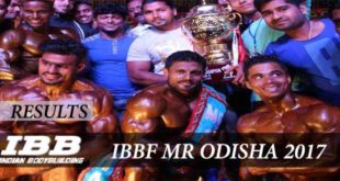 IBBF Mr Odisha 2017 Results