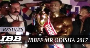 IBBFF Mr Odisha 2017 Results