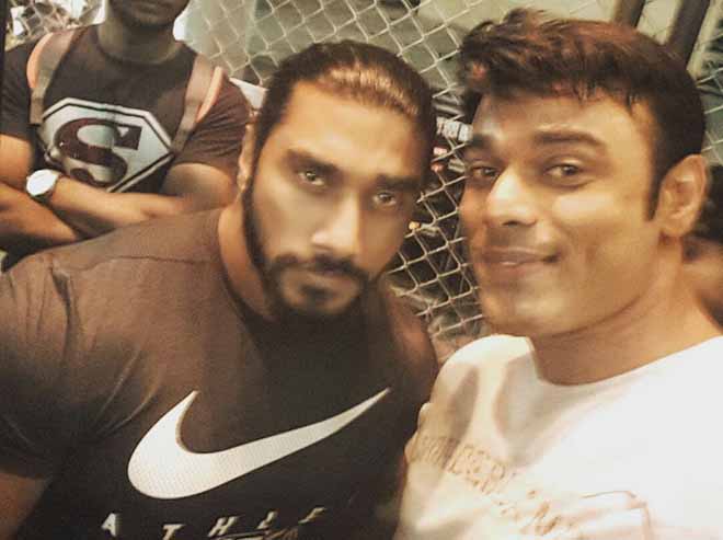 Iqbal Sayed with Sangram Chougule