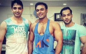 Iqbal Sayed with his frends
