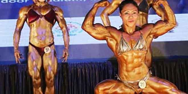 Sarita Devi Posing