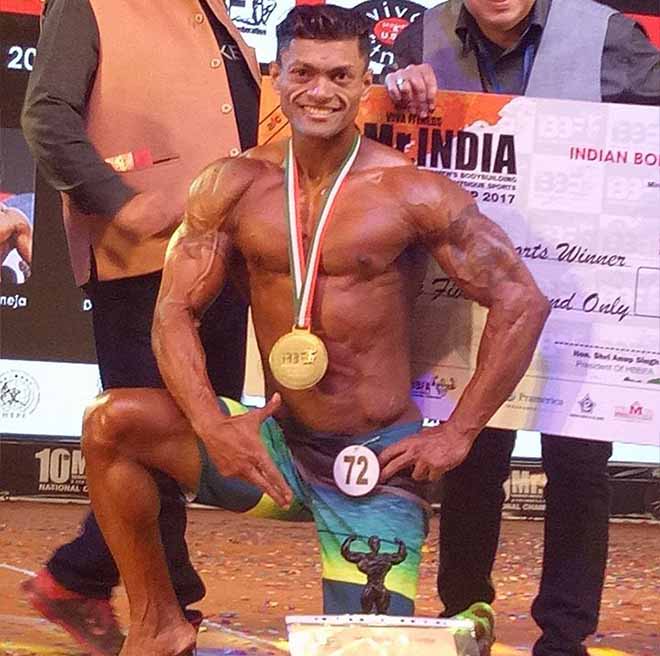 Sumit Banerjee Mr India 2017