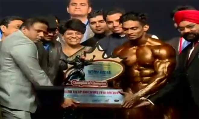 Sunit Jadhav Wins Mr India 2017