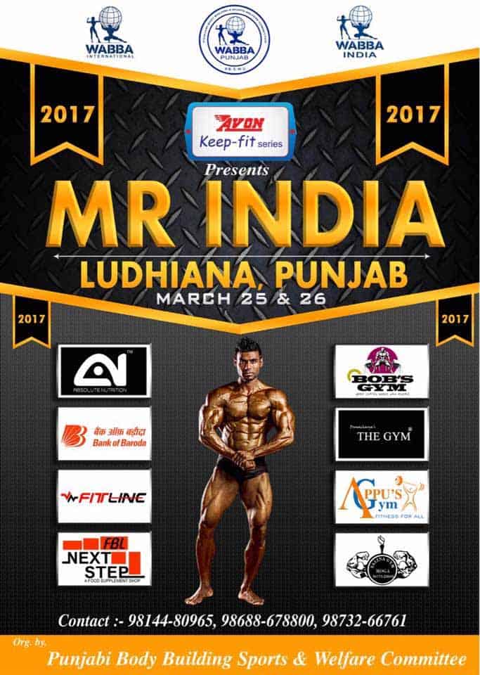 WABBA Mr India 2017