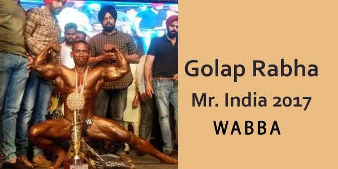Golap Rabha_WABBA Mr India 2017