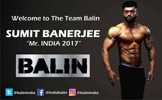 Sumit Banerjee as part of Team BALIN