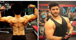 Aryan Pasha: Flexing Muscles (Source: Facebook)