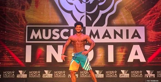 Aryan Pasha in Musclemania (Source: Facebook)