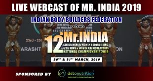 IBBF Mr India 2019 Live Streaming